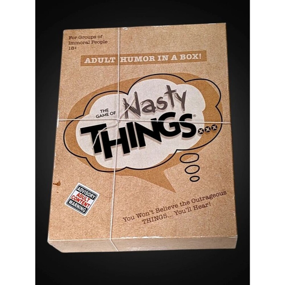 The Game of Nasty Things Adult Humorous Party Game 18+